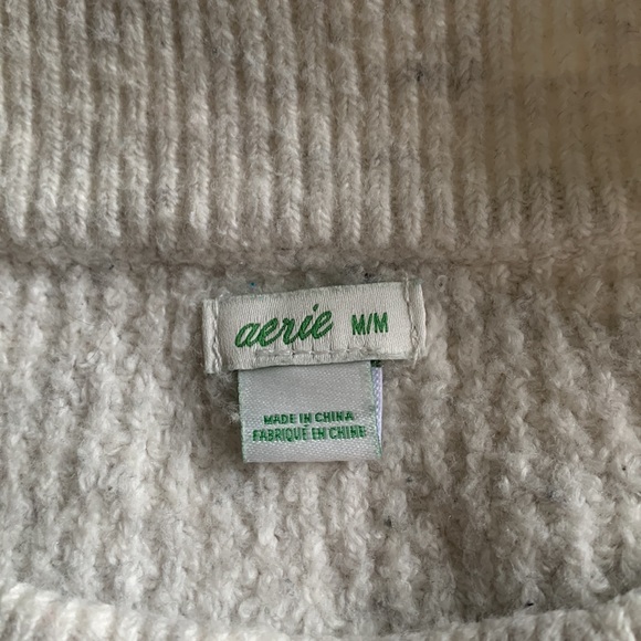Aerie Waffle Sweater - Picture 2 of 4